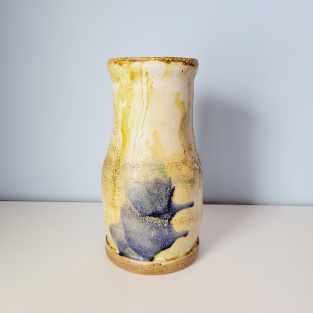 Hand Crafted Vintage Pottery Vase Signed with Makers Mark